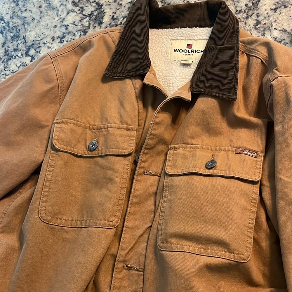 Men’s wool inside coat. Warm great work coat